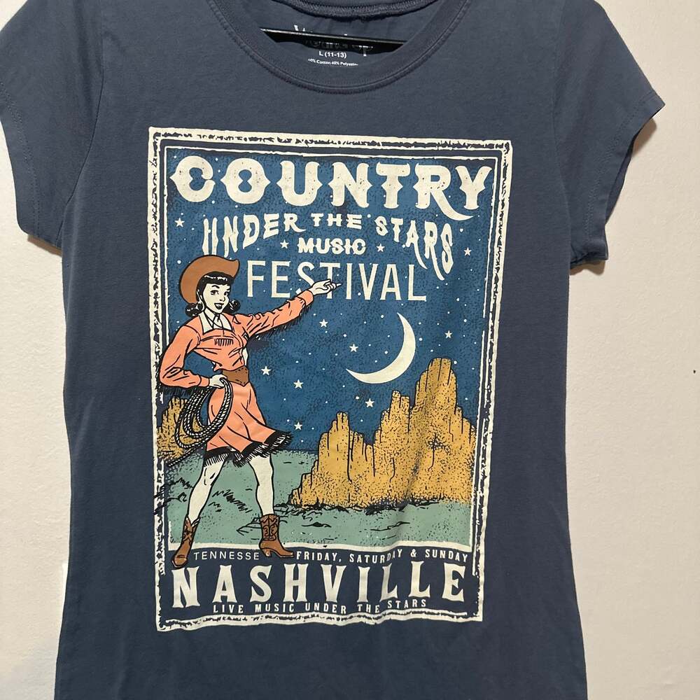 Wound Up‎ Nashville Under The Stars Graphic T-Shirt
